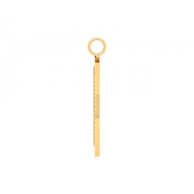Om Gold Pendant With Diamonds
